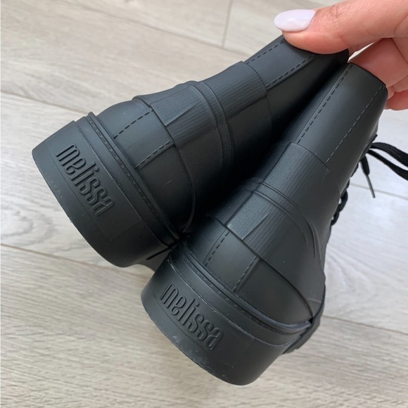 Melissa Black Crew High Top Sneakers - Picture 7 of 12